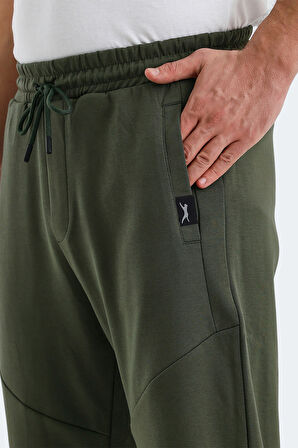 Slazenger VASHTI Erkek Cepli Haki Eşofman Altı