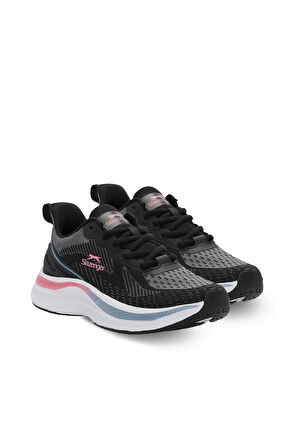 Slazenger WETFORD Kadın  Siyah / Koyu Gri Koşu & Yürüyüş Spor Ayakkabısı