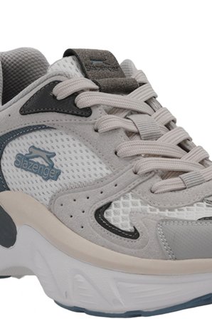 Slazenger WIND Kadın  Beyaz / Gri Koşu & Yürüyüş Spor Ayakkabısı