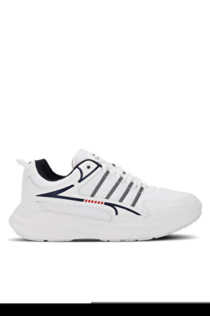 Slazenger MACELLAN Erkek  Beyaz / Lacivert Koşu & Yürüyüş Spor Ayakkabısı