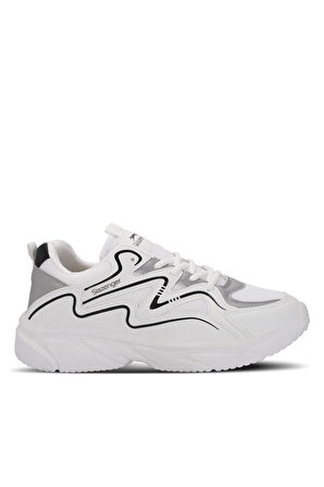 Slazenger MULTI I Erkek  Beyaz / Gri Koşu & Yürüyüş Spor Ayakkabısı