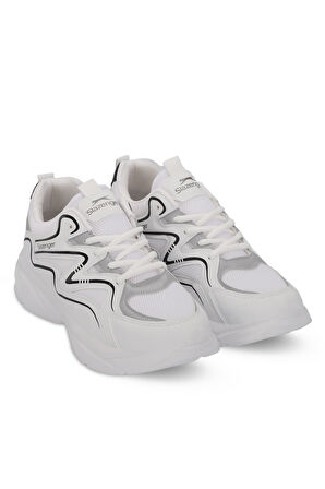 Slazenger MULTI I Erkek  Beyaz / Gri Koşu & Yürüyüş Spor Ayakkabısı
