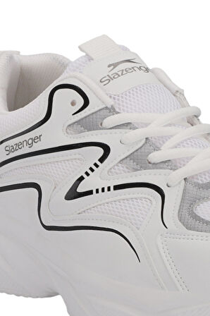 Slazenger MULTI I Erkek  Beyaz / Gri Koşu & Yürüyüş Spor Ayakkabısı