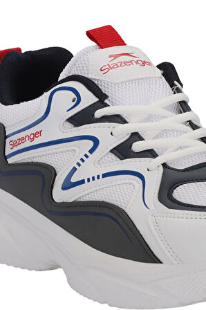 Slazenger MULTI I Erkek  Beyaz / Lacivert Koşu & Yürüyüş Spor Ayakkabısı