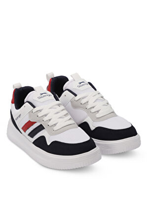Slazenger MEGA I Erkek Sneaker Ayakkabı Beyaz / Lacivert