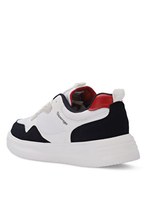 Slazenger MEGA I Erkek Sneaker Ayakkabı Beyaz / Lacivert