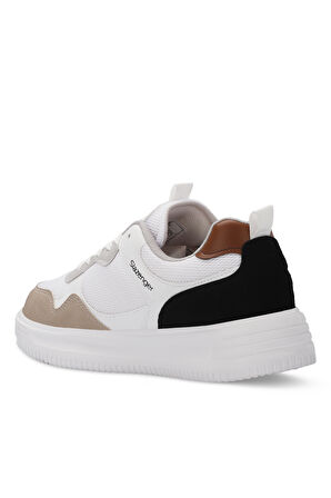 Slazenger MEGA I Erkek Sneaker Ayakkabı Beyaz / Kahve