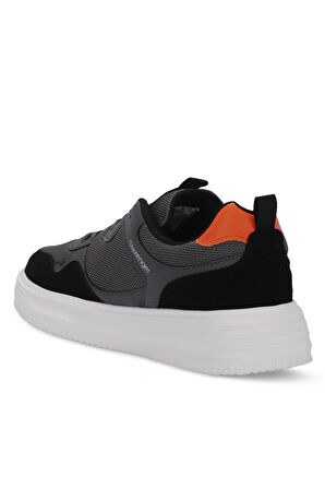Slazenger MEGA I Erkek Sneaker Ayakkabı Füme / Turuncu