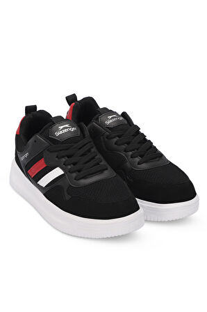 Slazenger MEGA I Erkek Sneaker Ayakkabı Siyah / Beyaz