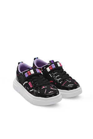 Slazenger NUMANCIA Kız Çocuk Sneaker Ayakkabı Siyah / Mor