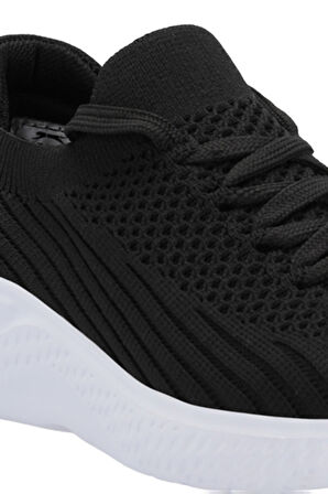 Slazenger ALBORG Kadın Sneaker Ayakkabı Siyah / Beyaz