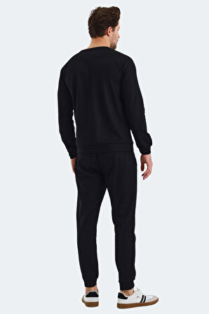 Slazenger KINGDOM IN Erkek  Siyah Eşofman Takımı