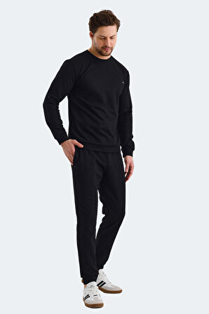 Slazenger KINGDOM IN Erkek  Siyah Eşofman Takımı