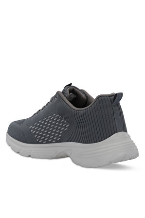 Slazenger LEVER I Büyük Beden Erkek Sneaker Ayakkabı Koyu Gri