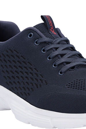 Slazenger LEVER I Büyük Beden Erkek  Lacivert Koşu & Yürüyüş Spor Ayakkabısı