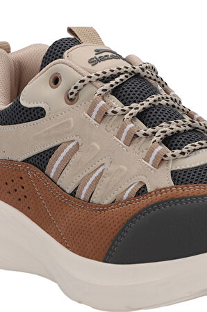 Slazenger GOAL Erkek  Bej Koşu & Yürüyüş Spor Ayakkabısı