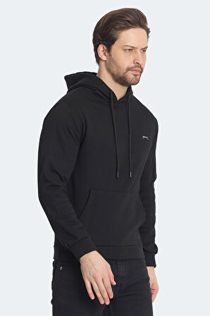 Slazenger KICKSON IN Erkek  Siyah Sweatshirt