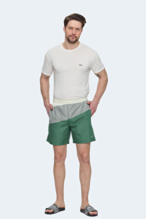 Slazenger ROHAN Erkek Mayo Yeşil / Sarı