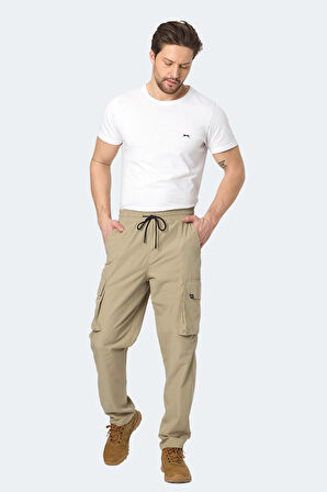 Slazenger RONDA Erkek Cepli Bej Eşofman Altı