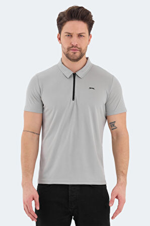 Slazenger ROYAL Erkek Polo Yaka Gri Tişört
