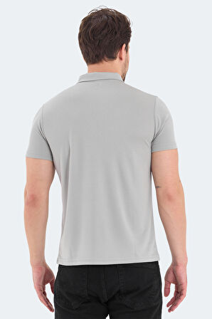 Slazenger ROYAL Erkek Polo Yaka Gri Tişört