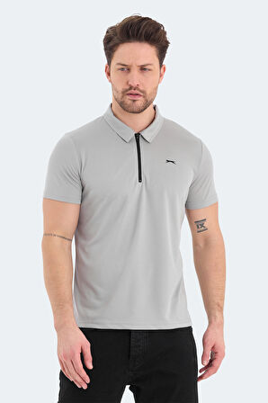 Slazenger ROYAL Erkek Polo Yaka Gri Tişört
