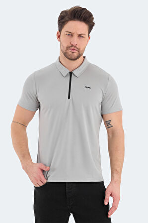 Slazenger ROYAL Erkek Polo Yaka Gri Tişört