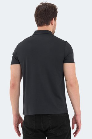 Slazenger ROYAL Erkek Polo Yaka Koyu Gri Tişört