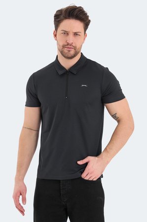 Slazenger ROYAL Erkek Polo Yaka Koyu Gri Tişört