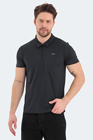 Slazenger ROYAL Erkek Polo Yaka Koyu Gri Tişört