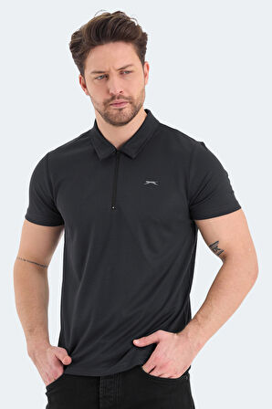 Slazenger ROYAL Erkek Polo Yaka Koyu Gri Tişört
