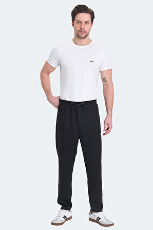 Slazenger KATAR Erkek Cepli Siyah Eşofman Altı