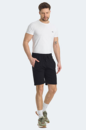 Slazenger KETUT IN Erkek Cepli Fıtness Siyah Şort