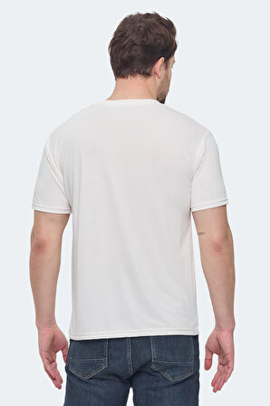 Slazenger KRATER Erkek Tişört Ekru
