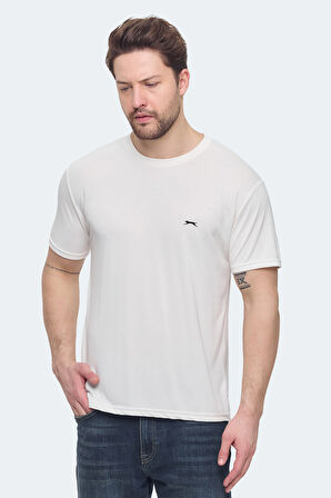 Slazenger KRATER Erkek Tişört Ekru