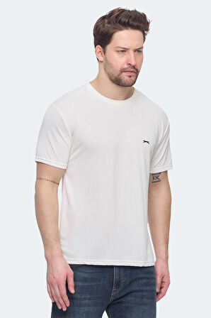 Slazenger KRATER Erkek Tişört Ekru