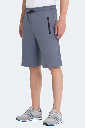 Slazenger OSAKU I Erkek Cepli Koyu Gri Şort