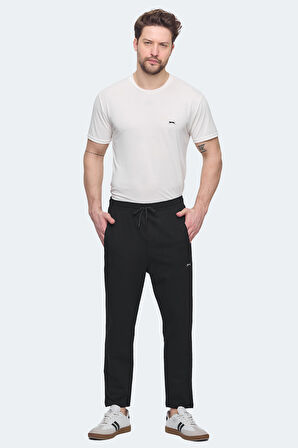 Slazenger JERRY NRM Erkek Cepli Siyah Eşofman Altı