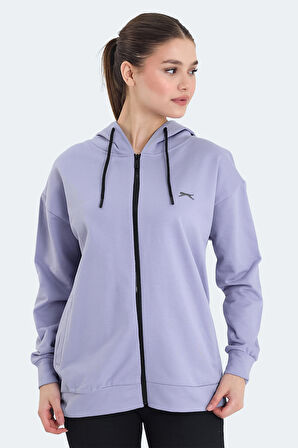 Slazenger KATHLEENA IN Kadın  Mor Sweatshirt