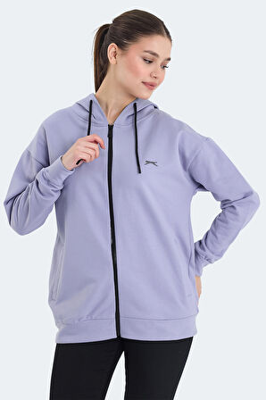 Slazenger KATHLEENA IN Kadın  Mor Sweatshirt