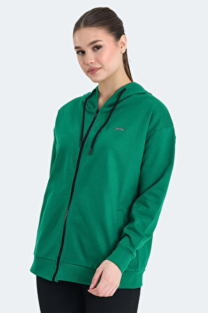 Slazenger KATHLEENA IN Kadın  Yeşil Sweatshirt
