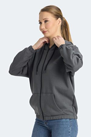Slazenger KIMBERLEY IN Kadın  Koyu Gri Sweatshirt