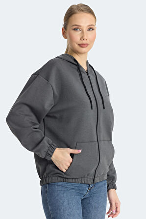 Slazenger KIMBERLEY IN Kadın  Koyu Gri Sweatshirt