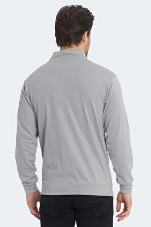 Slazenger KAGISONA Erkek Sweatshirt Gri
