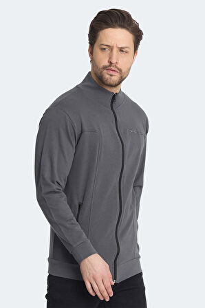 Slazenger KAGISONA IN Erkek  Koyu Gri Sweatshirt