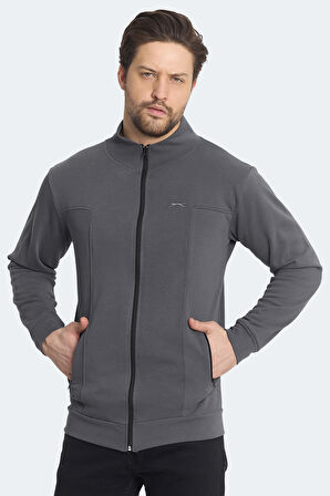 Slazenger KAGISONA IN Erkek  Koyu Gri Sweatshirt