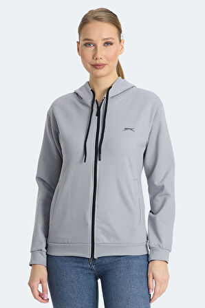 Slazenger KINET Kadın Sweatshirt Gri