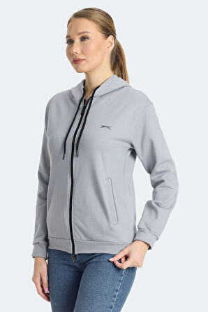 Slazenger KINET Kadın Sweatshirt Gri