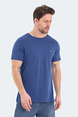 Slazenger ROSALVA Erkek  Saks Mavi Tişört