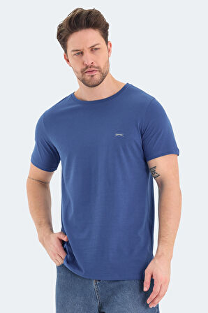 Slazenger ROSALVA Erkek  Saks Mavi Tişört